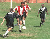 A soccer game in Pratt, Kansas